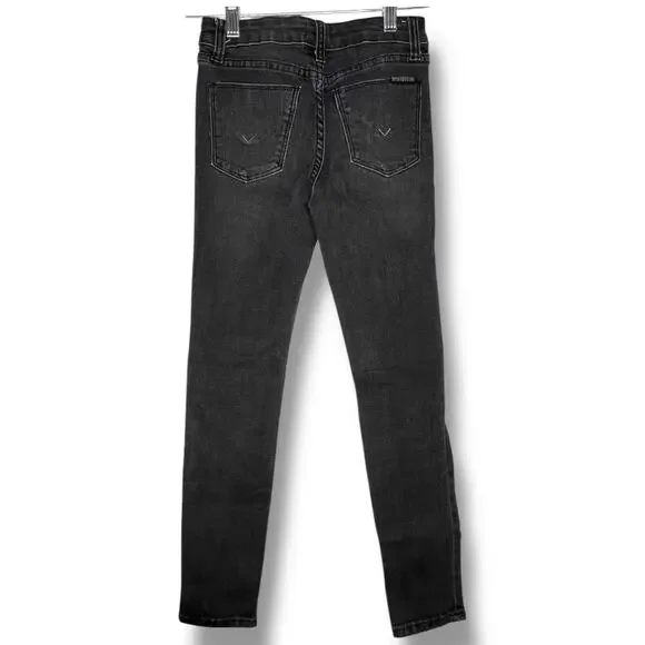 Girls Hudson SYQ Black Distressed Skinny Jeans Size 10 - Picture 6 of 6